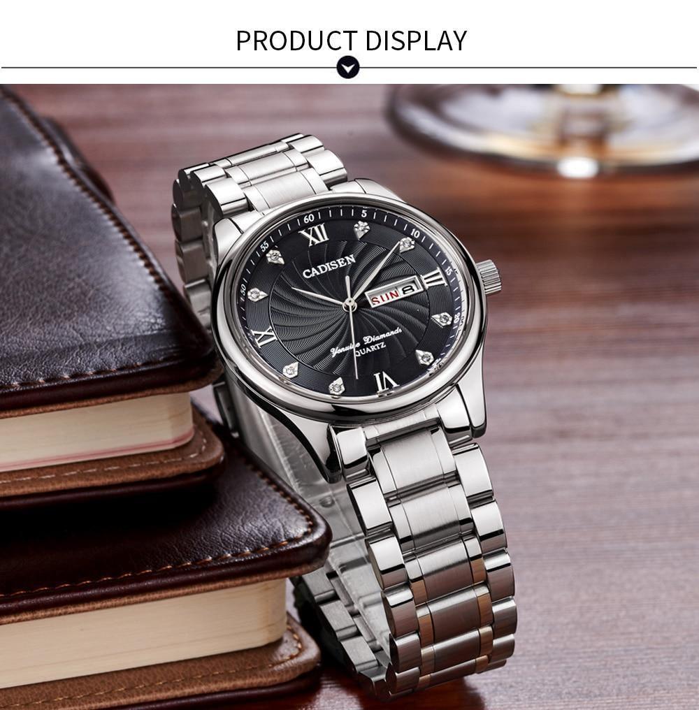 2 Pack Couple Watch Mens Quartz Watches Top Brand Luxury Ladies Dress Wristwatch Set The Clothing Company Sydney