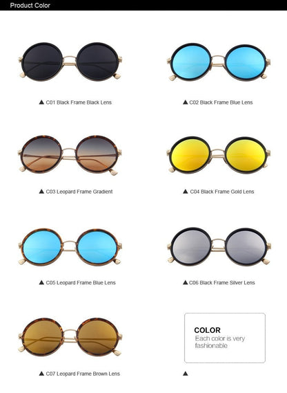 Ladies Fashion Round UV 400 Brand Designer Classic Shades Men Luxury Sunglasses The Clothing Company Sydney