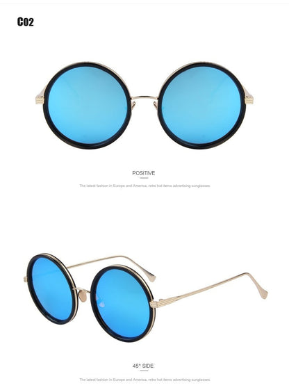 Ladies Fashion Round UV 400 Brand Designer Classic Shades Men Luxury Sunglasses The Clothing Company Sydney