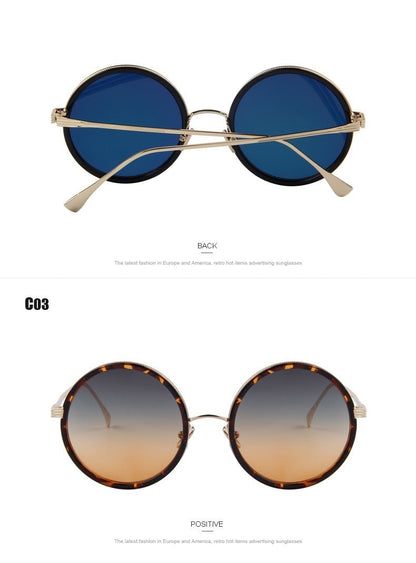 Ladies Fashion Round UV 400 Brand Designer Classic Shades Men Luxury Sunglasses The Clothing Company Sydney