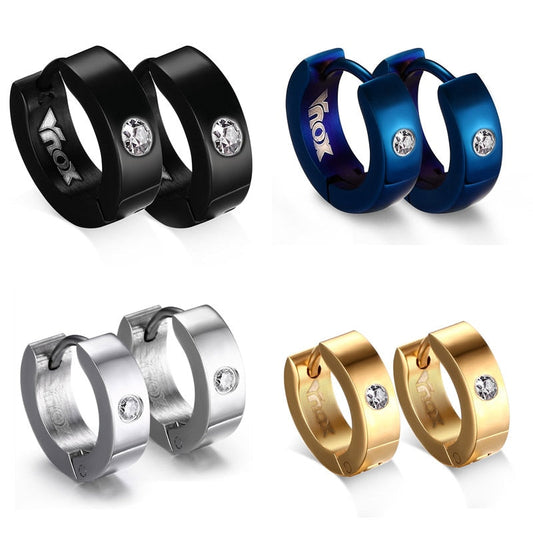 Cute Hoop Women Men Stainless Steel Ear Cuff Brincos Huggie Jewelry Earrings The Clothing Company Sydney