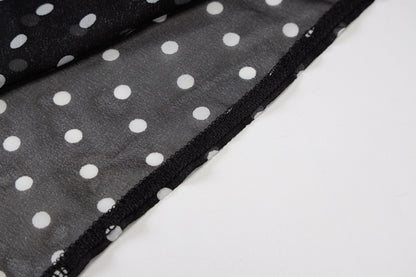 Spaghetti Strap Polka Dot Maxi Sexy Backless Women Dresses Party Club Black Mesh See Through Dress The Clothing Company Sydney