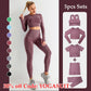 5 Piece Fitness Yoga Pants Leggings Gym Clothing Women's Sportswear Sports  Set Top Tights Sport Bra Set The Clothing Company Sydney