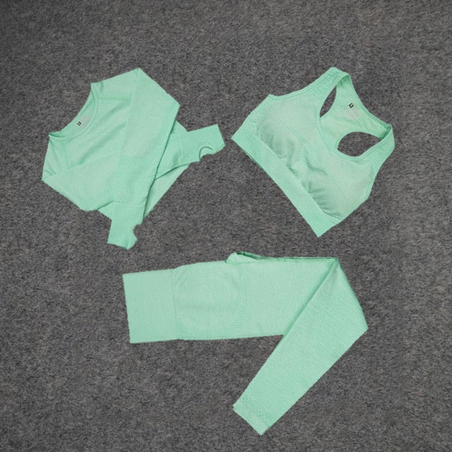 5 Piece Fitness Yoga Pants Leggings Gym Clothing Women's Sportswear Sports  Set Top Tights Sport Bra Set The Clothing Company Sydney
