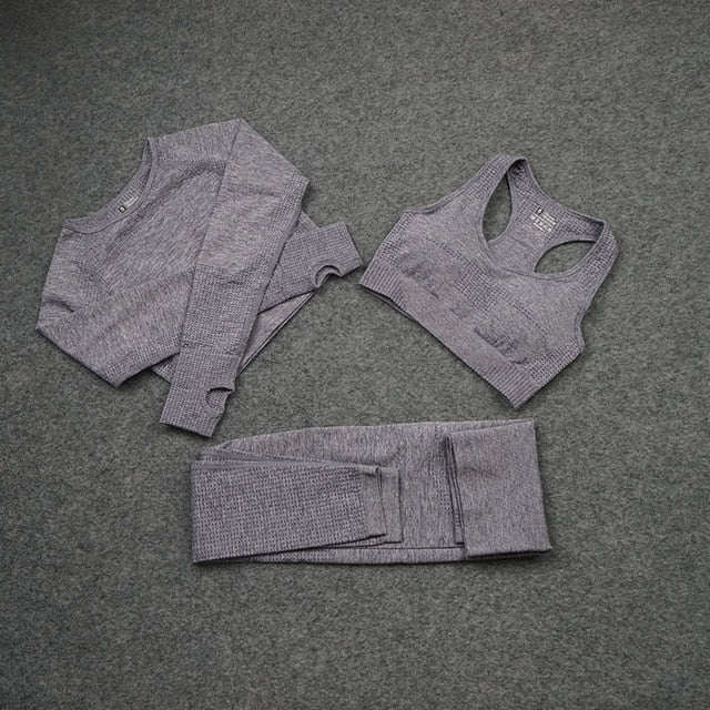 5 Piece Fitness Yoga Pants Leggings Gym Clothing Women's Sportswear Sports  Set Top Tights Sport Bra Set The Clothing Company Sydney