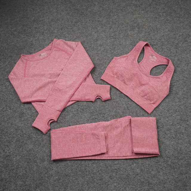 5 Piece Fitness Yoga Pants Leggings Gym Clothing Women's Sportswear Sports  Set Top Tights Sport Bra Set The Clothing Company Sydney