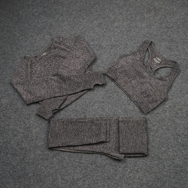 5 Piece Fitness Yoga Pants Leggings Gym Clothing Women's Sportswear Sports  Set Top Tights Sport Bra Set The Clothing Company Sydney