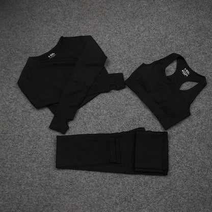 5 Piece Fitness Yoga Pants Leggings Gym Clothing Women's Sportswear Sports  Set Top Tights Sport Bra Set The Clothing Company Sydney
