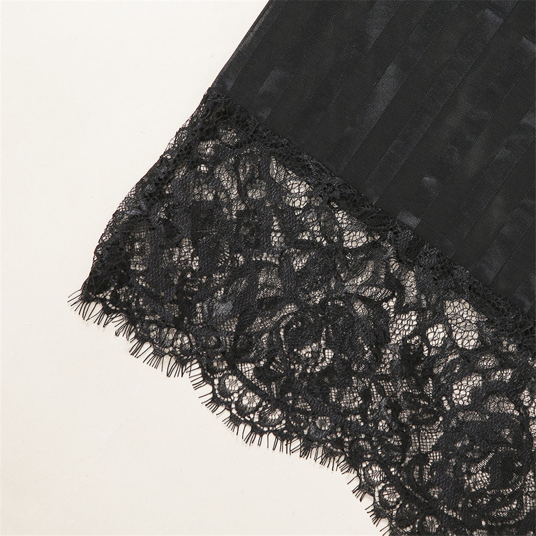 Sleeveless Sheath One-Step Hips Above Knee Fashion Lady Club Sexy See Through Lace Mini Dress The Clothing Company Sydney