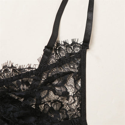 Sleeveless Sheath One-Step Hips Above Knee Fashion Lady Club Sexy See Through Lace Mini Dress The Clothing Company Sydney