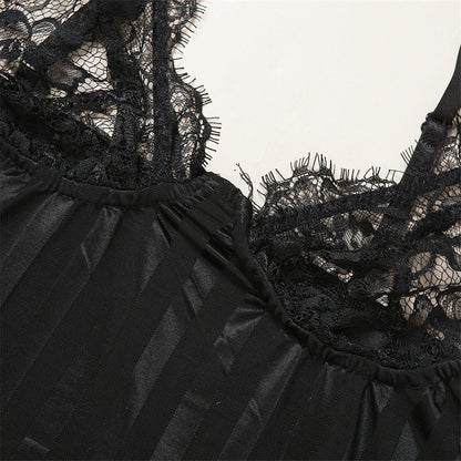 Sleeveless Sheath One-Step Hips Above Knee Fashion Lady Club Sexy See Through Lace Mini Dress The Clothing Company Sydney