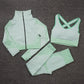 2/3 Piece Seamless Women Yoga Set Workout Sportswear Gym Clothing Fitness Long Sleeve Crop Top High Waist Leggings Sports Suits The Clothing Company Sydney