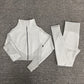 2/3 Piece Seamless Women Yoga Set Workout Sportswear Gym Clothing Fitness Long Sleeve Crop Top High Waist Leggings Sports Suits The Clothing Company Sydney