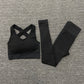 2/3 Piece Seamless Women Yoga Set Workout Sportswear Gym Clothing Fitness Long Sleeve Crop Top High Waist Leggings Sports Suits The Clothing Company Sydney