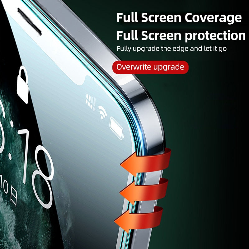 9D Tempered Glass For iPhone 12 Pro Max Full Cover Protective Glass For iPhone 12 mini Tempered Film Screen Protector The Clothing Company Sydney