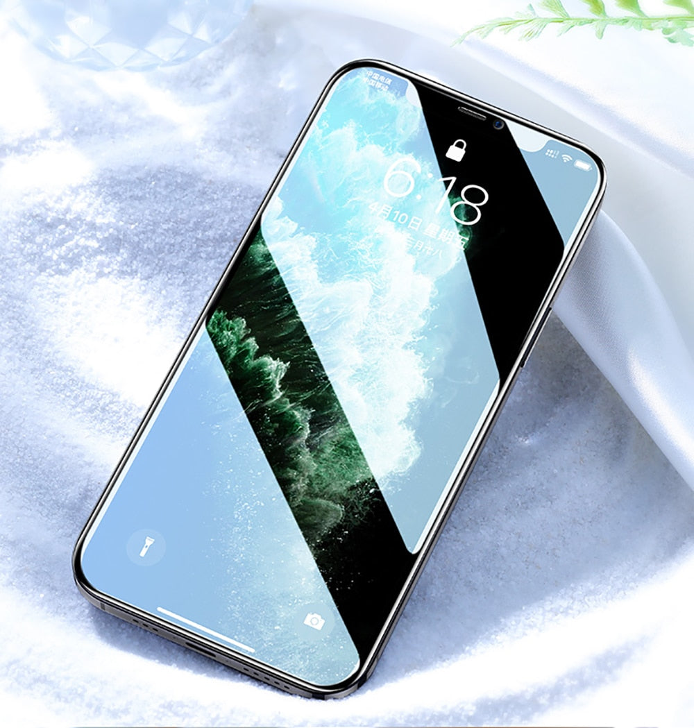 9D Tempered Glass For iPhone 12 Pro Max Full Cover Protective Glass For iPhone 12 mini Tempered Film Screen Protector The Clothing Company Sydney