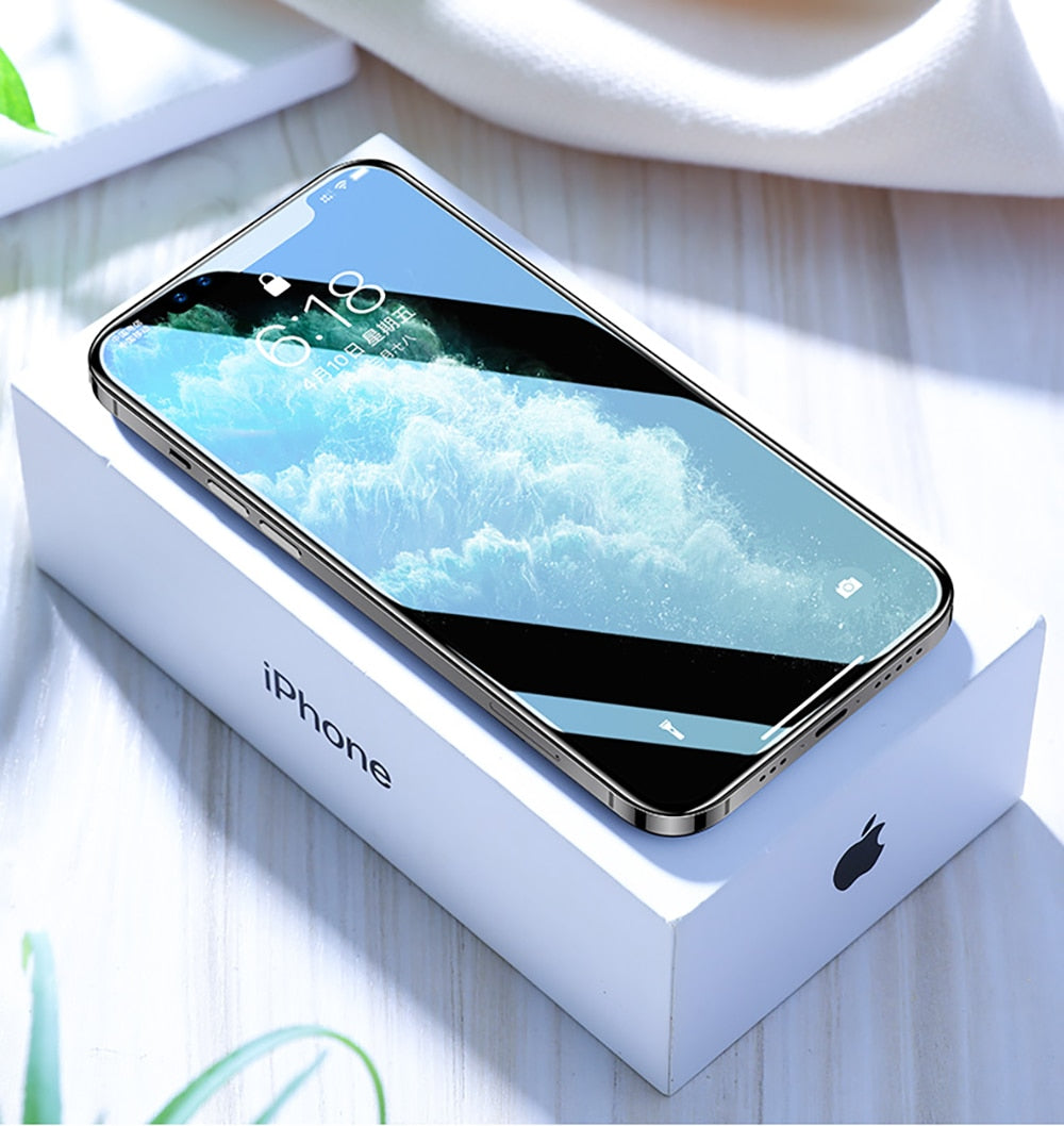 9D Tempered Glass For iPhone 12 Pro Max Full Cover Protective Glass For iPhone 12 mini Tempered Film Screen Protector The Clothing Company Sydney