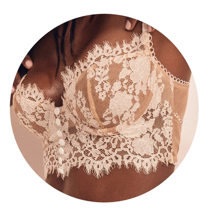 2 Piece Underwear Set Eyelash lace Brassiere Lingerie Set Lace Bralette Bra and Thong G String Panties Set The Clothing Company Sydney