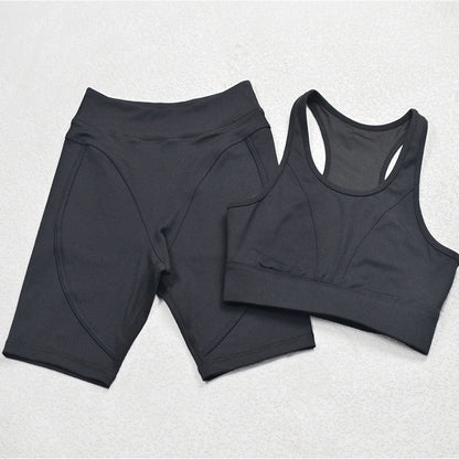 Sports Fitness Suit High Waist Tight Sexy Two Piece Active Wear Quick Drying Yoga Suit Bra Pants Workout set The Clothing Company Sydney