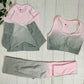 3 Piece Sportswear Fitness Gym Yoga Seamless Workout Women Sport Outfit  Tie dye Sports Suits Set The Clothing Company Sydney