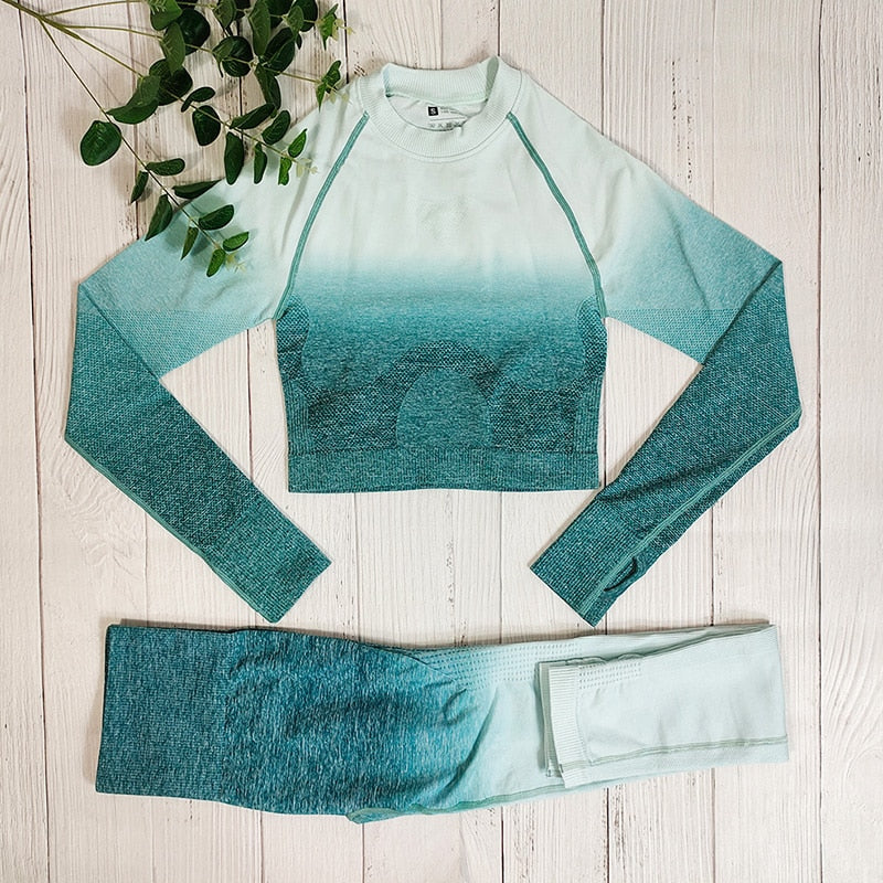 3 Piece Sportswear Fitness Gym Yoga Seamless Workout Women Sport Outfit  Tie dye Sports Suits Set The Clothing Company Sydney