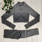 3 Piece Sportswear Fitness Gym Yoga Seamless Workout Women Sport Outfit  Tie dye Sports Suits Set The Clothing Company Sydney
