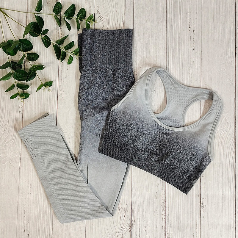 3 Piece Sportswear Fitness Gym Yoga Seamless Workout Women Sport Outfit  Tie dye Sports Suits Set The Clothing Company Sydney