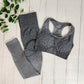 3 Piece Sportswear Fitness Gym Yoga Seamless Workout Women Sport Outfit  Tie dye Sports Suits Set The Clothing Company Sydney