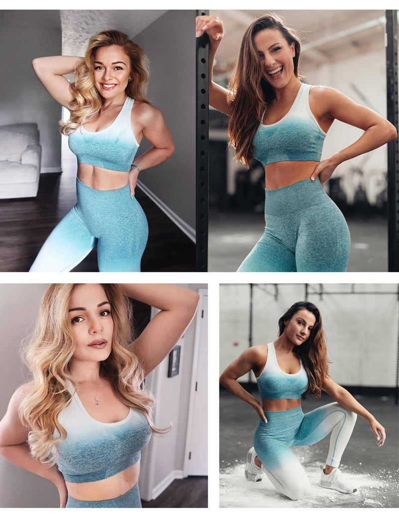 3 Piece Sportswear Fitness Gym Yoga Seamless Workout Women Sport Outfit  Tie dye Sports Suits Set The Clothing Company Sydney