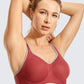 Sports Bra Women's Moisture-wicking High Impact Minimize Padded Full Support Racerback Underwire Sports Bra Top The Clothing Company Sydney