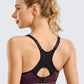 Sports Bra Women's Moisture-wicking High Impact Minimize Padded Full Support Racerback Underwire Sports Bra Top The Clothing Company Sydney