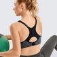 Sports Bra Women's Moisture-wicking High Impact Minimize Padded Full Support Racerback Underwire Sports Bra Top The Clothing Company Sydney