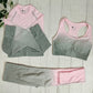 3 Piece Sportswear Fitness Gym Yoga Seamless Workout Women Sport Outfit  Tie dye Sports Suits Set The Clothing Company Sydney
