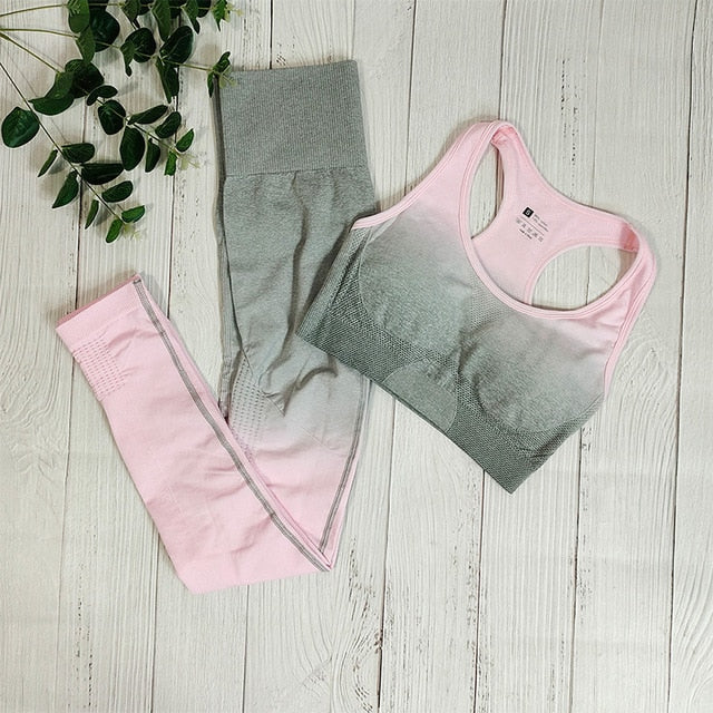 3 Piece Sportswear Fitness Gym Yoga Seamless Workout Women Sport Outfit  Tie dye Sports Suits Set The Clothing Company Sydney