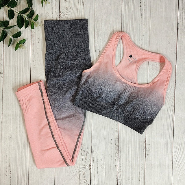 3 Piece Sportswear Fitness Gym Yoga Seamless Workout Women Sport Outfit  Tie dye Sports Suits Set The Clothing Company Sydney