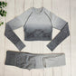 3 Piece Sportswear Fitness Gym Yoga Seamless Workout Women Sport Outfit  Tie dye Sports Suits Set The Clothing Company Sydney