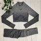 3 Piece Sportswear Fitness Gym Yoga Seamless Workout Women Sport Outfit  Tie dye Sports Suits Set The Clothing Company Sydney