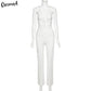 2 Piece Halter bandage v-neck sleeveless ruched tops sweatpants matching clubwear stretchy skinny bodycon Set The Clothing Company Sydney