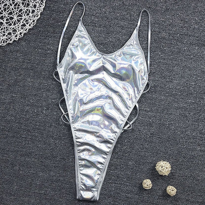 High Leg cut One Piece Swimsuit Thong Swimwear Trikini Backless Monokini Brazilian Bathing Suit The Clothing Company Sydney