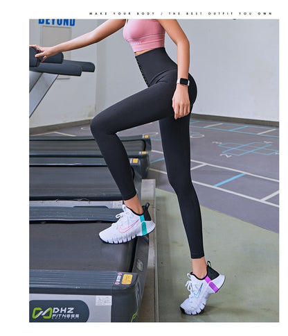 Fitness Corset Push Hip Postpartum High Waist Yoga Pants Workout Seamless Leggings Sportswear Gym Running Training Tights The Clothing Company Sydney