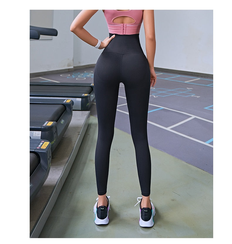 Fitness Corset Push Hip Postpartum High Waist Yoga Pants Workout Seamless Leggings Sportswear Gym Running Training Tights The Clothing Company Sydney