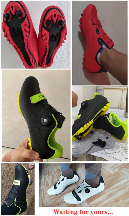 Carbon Fiber Breathable Triathlon Mountain Bike Sneakers Sport Road Racing Bicycle Spin Buckle Cycling Shoes The Clothing Company Sydney