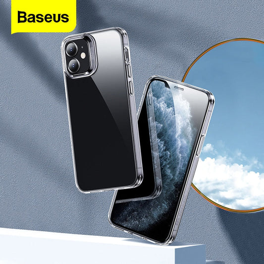 Baseus Phone Case For iPhone 12 mini Cover Clear Soft TPU Transparent Case For iPhone 11 Pro Xs Max X XR Case The Clothing Company Sydney