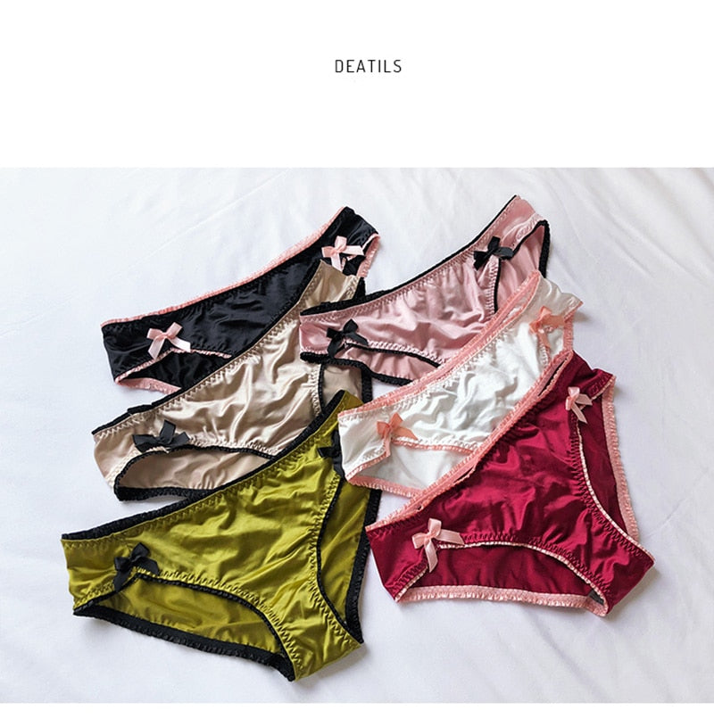 Sexy Cotton Yoga Briefs Solid Bow Panties Underwear Seamless Comfort Intimates Lingerie Ladies Low Waist Sports Underpants The Clothing Company Sydney