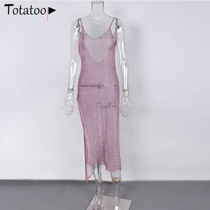 Backless Knitted Summer Long Sleeve Open Back See Through Beach Cover Mini Dress Clubwear The Clothing Company Sydney