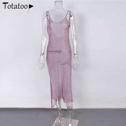 Backless Knitted Summer Long Sleeve Open Back See Through Beach Cover Mini Dress Clubwear The Clothing Company Sydney