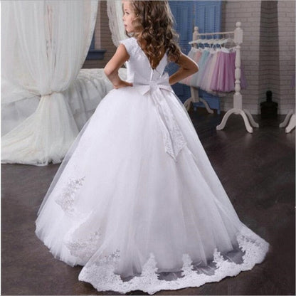 Summer Girls Long Bridesmaid Kids Dresses For Girls Children Princess Flower Girl Party Wedding Dress The Clothing Company Sydney