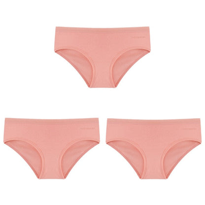 3 Pack Women's Panties Cotton Underwear Solid Color Briefs Girls Low-Rise Soft Panty Underpants Lingerie The Clothing Company Sydney