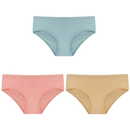 3 Pack Women's Panties Cotton Underwear Solid Color Briefs Girls Low-Rise Soft Panty Underpants Lingerie The Clothing Company Sydney