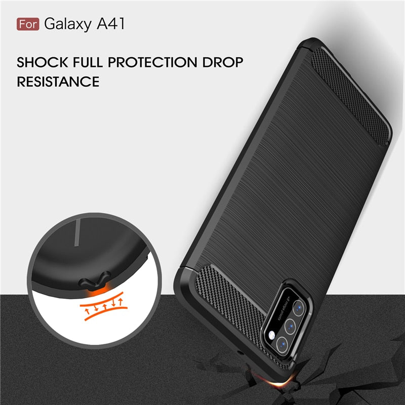 Samsung Galaxy A41 Case For Samsung A41 Soft Armor TPU Bumper Phone Cover For Samsung M31 M21 M30S A71 A51 A41 Phone Case The Clothing Company Sydney